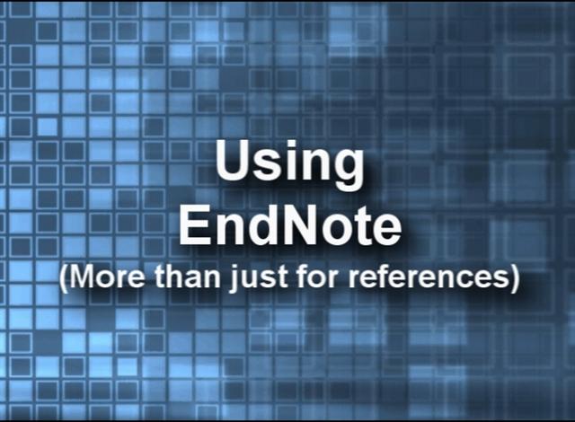 Using EndNote
